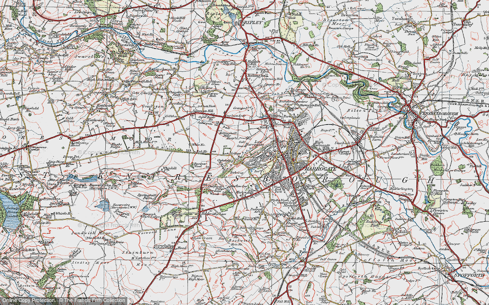 Historic Ordnance Survey Map of Oakdale, 1925