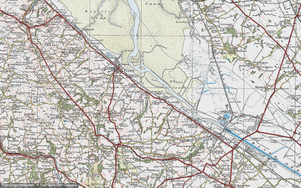 Old Map of Oakenholt, 1924 in 1924