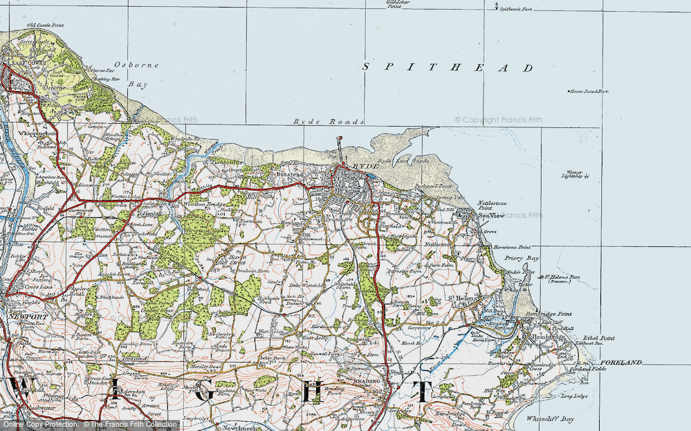 Old Map of Oakfield, 1919 in 1919