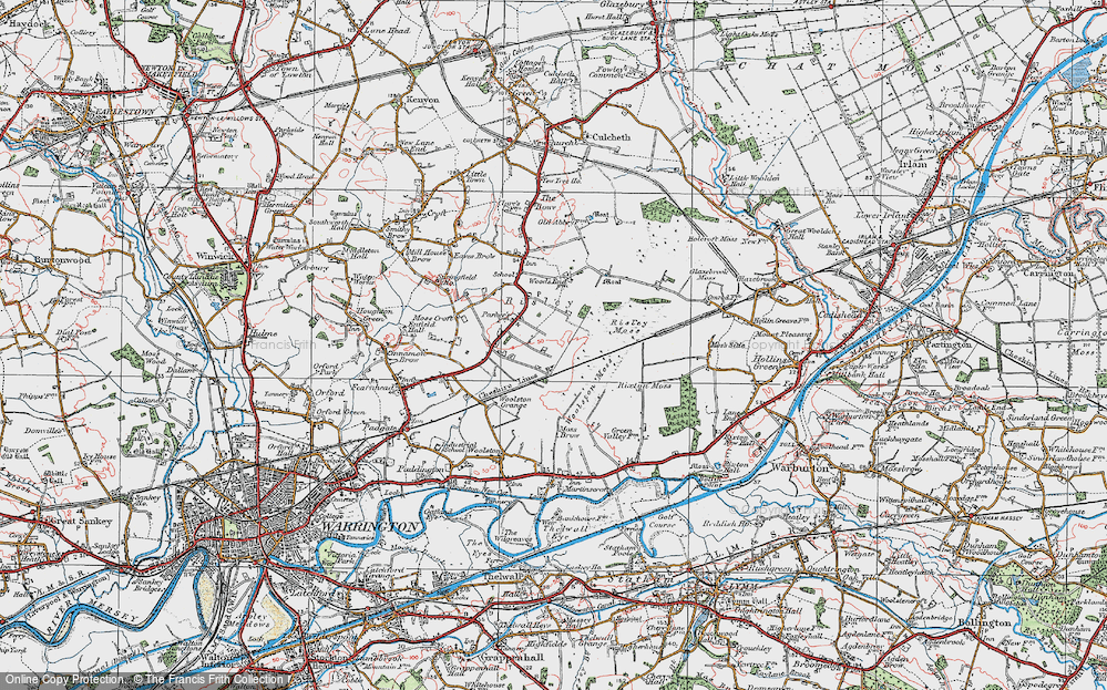 Old Map of Oakwood, 1923 in 1923