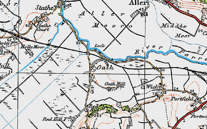 Old map of Oath in 1919