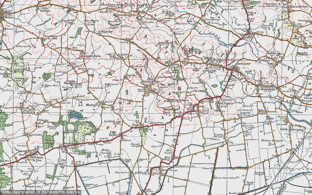 Old Map of Old Bolingbroke, 1923 in 1923