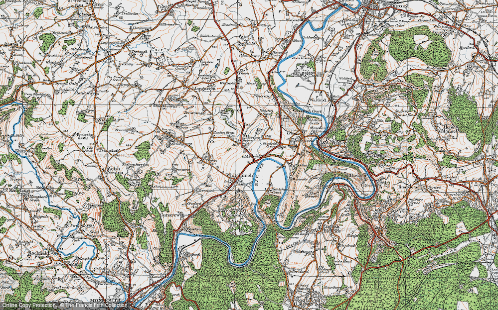 Old Map of Old Forge, 1919 in 1919