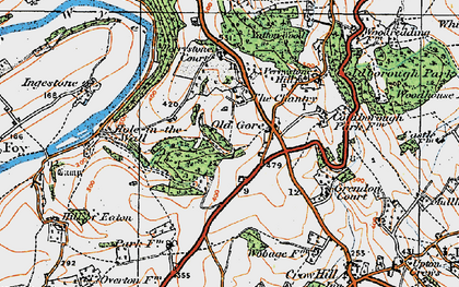 Old map of Yatton Wood in 1919