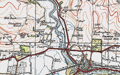Old map of Buckingham Barn in 1920