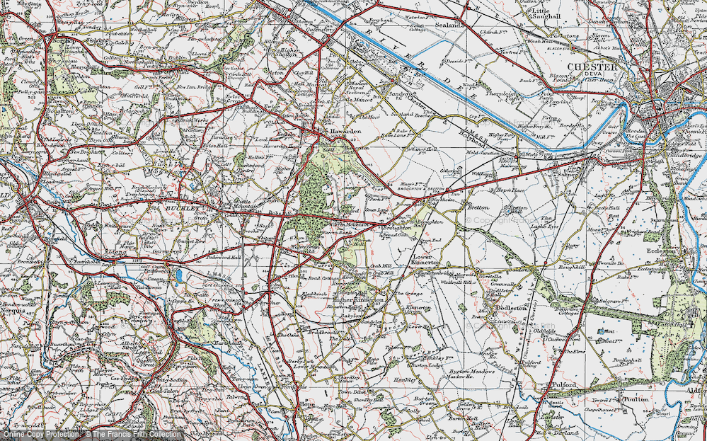 Old Map of Old Warren, 1924 in 1924