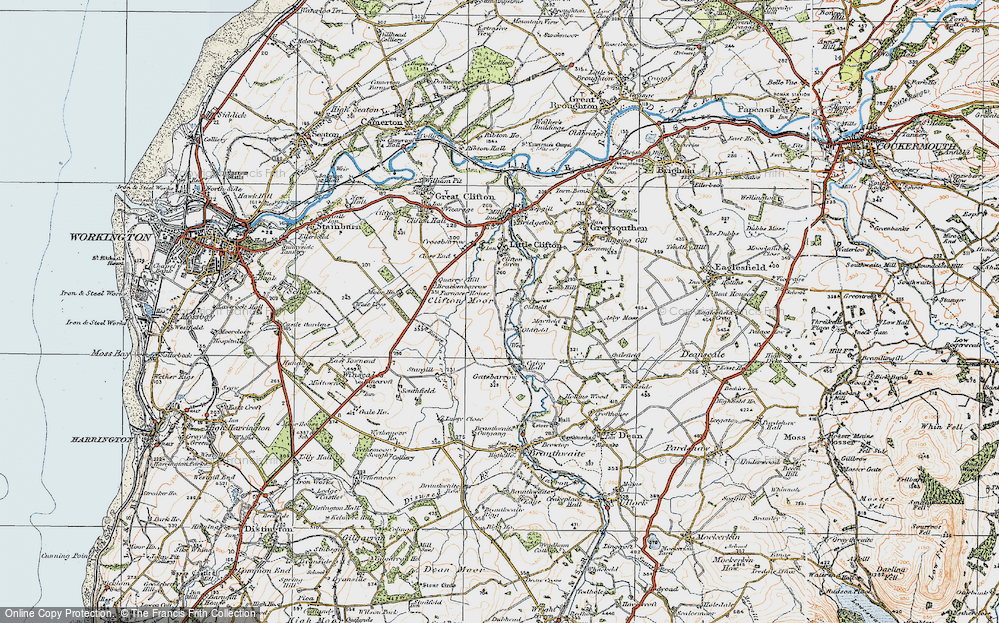 Old Map of Oldfield, 1925 in 1925