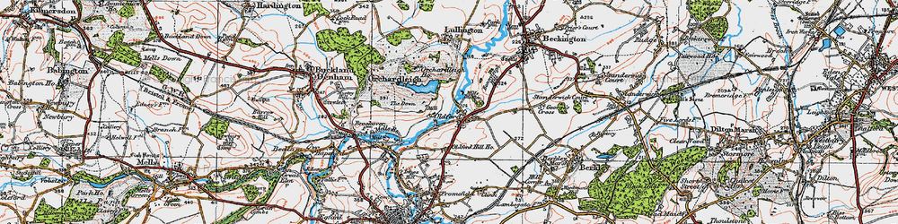 Old map of Bonnyleigh Hill in 1919