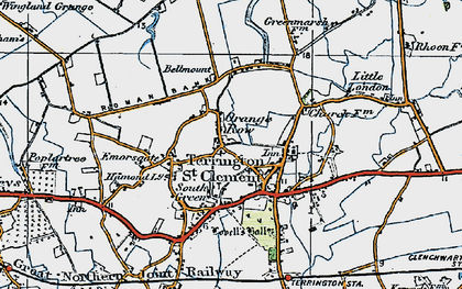 Old map of Alma Lodge in 1922