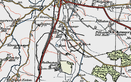 Old map of Otherton in 1921