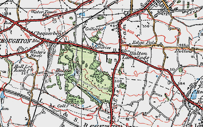 Old map of Over Hulton in 1924