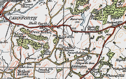Old map of Addington in 1924