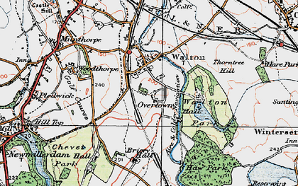 Old map of Briery Court in 1925