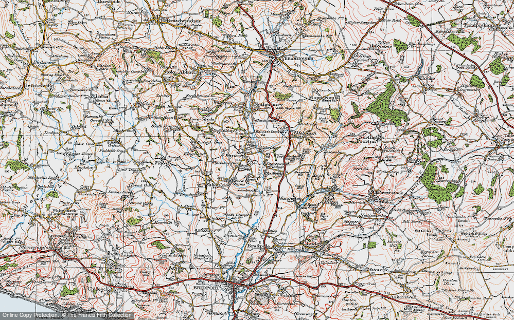 Old Map of Oxbridge, 1919 in 1919