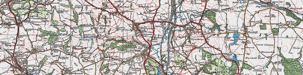 Old map of Windmill Hill in 1923
