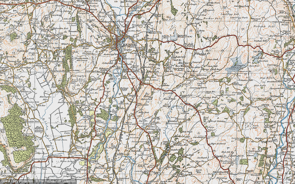 Old Map of Oxenholme, 1925 in 1925