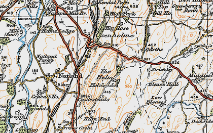 Old map of Blease Hall in 1925