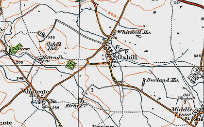 Old map of Oxhill in 1919