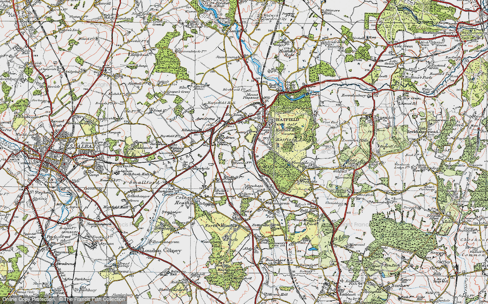 Old Map of Oxlease, 1920 in 1920