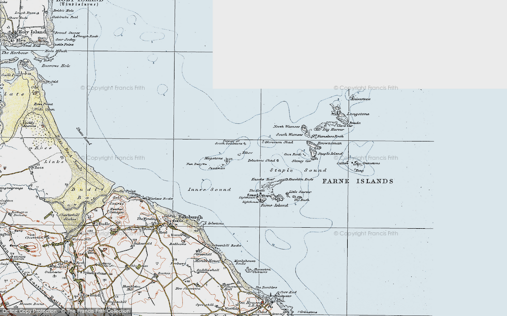 Old Map of Oxscar, 1926 in 1926