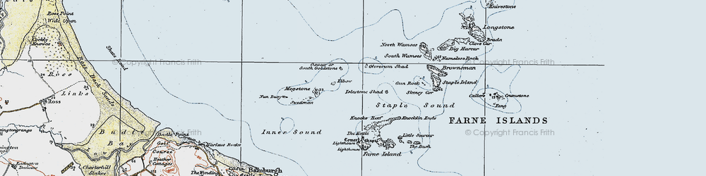 Old map of Oxscar in 1926