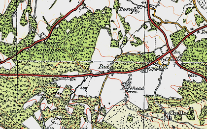 Old map of Beech Court in 1921