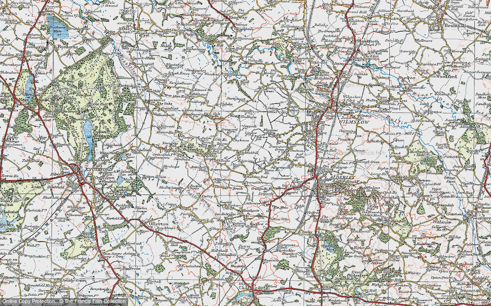 Old Map of Paddockhill, 1923 in 1923