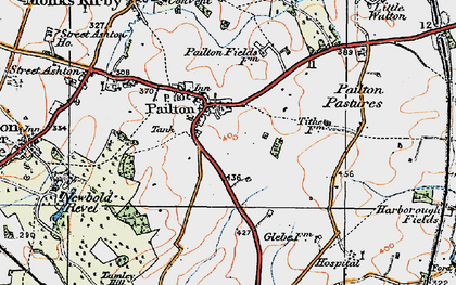 Old map of Pailton in 1920