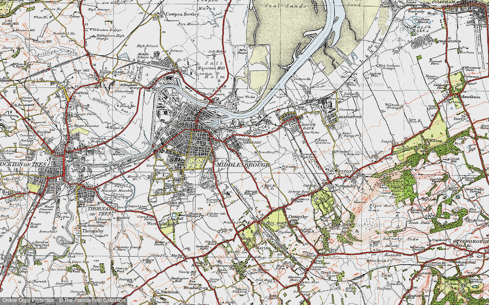 Old Map of Pallister, 1925 in 1925