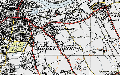 Old map of Pallister in 1925