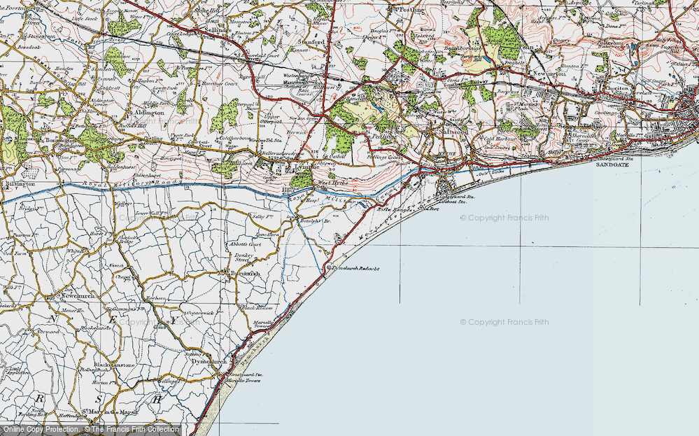 Old Map of Palmarsh, 1920 in 1920