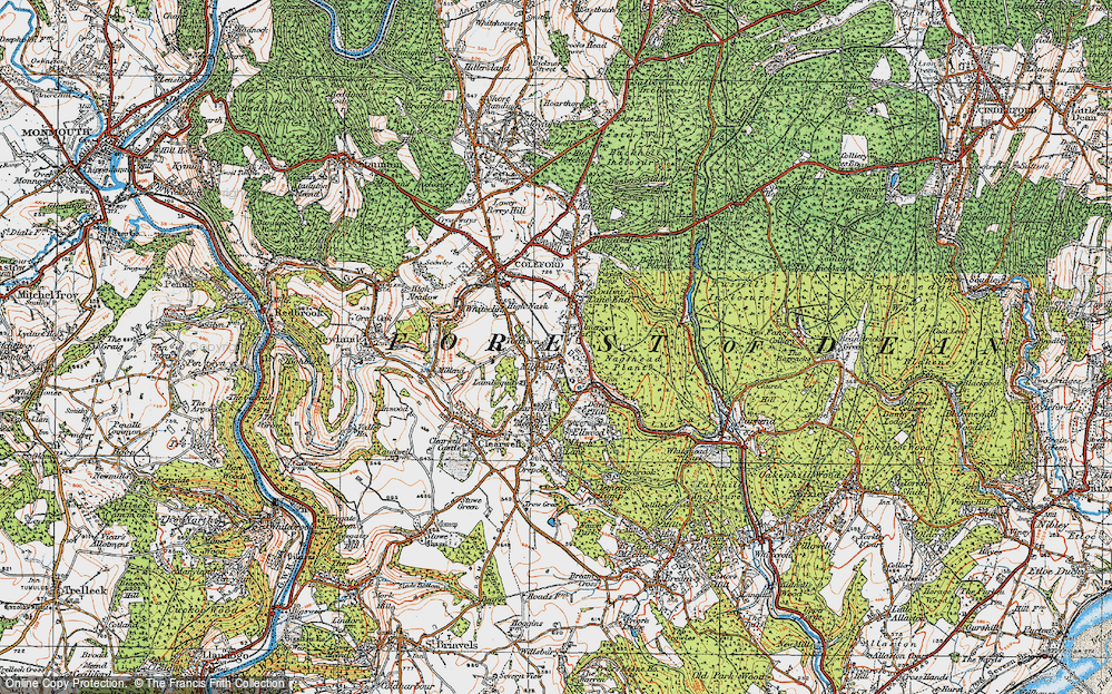 Old Map of Palmer's Flat, 1919 in 1919