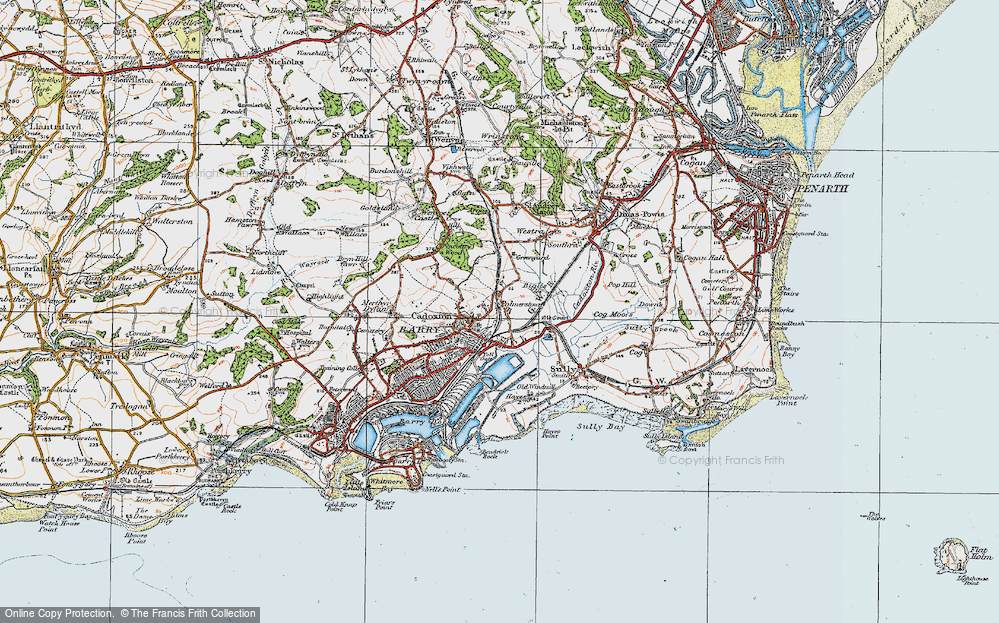 Old Map of Palmerstown, 1919 in 1919