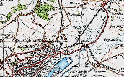Old map of Palmerstown in 1919