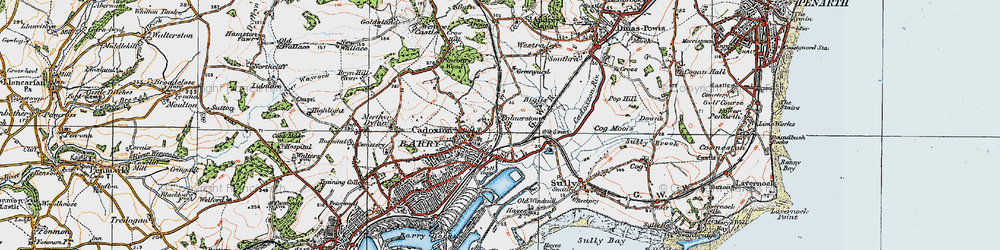Old map of Palmerstown in 1919