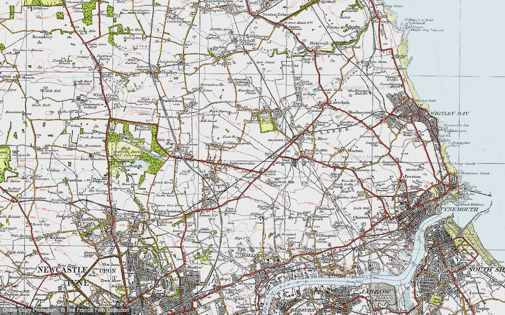 Old Map of Palmersville, 1925 in 1925