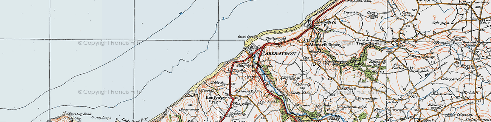 Old map of Panteg in 1923