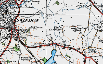 Old map of Park in 1919