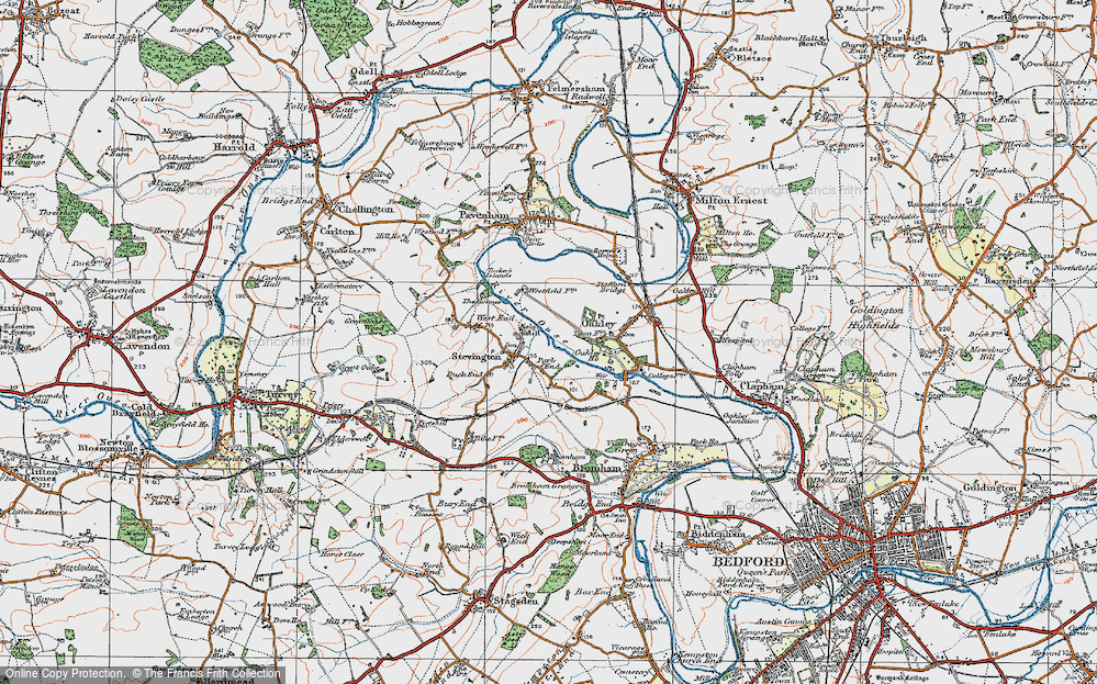 Old Map of Park End, 1919 in 1919