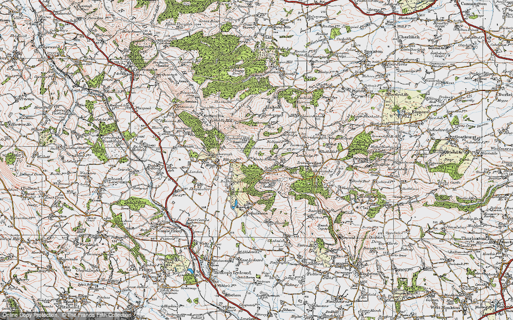 Old Map of Park End, 1919 in 1919