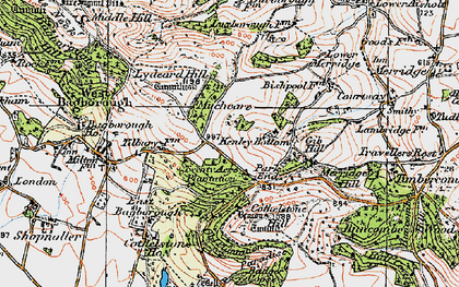 Old map of Park End in 1919