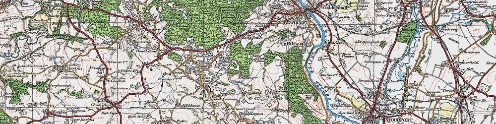 Old map of Park End in 1920