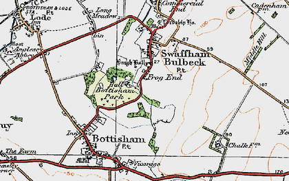 Old map of Park End in 1920