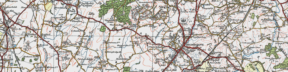 Old map of Park Gate in 1919