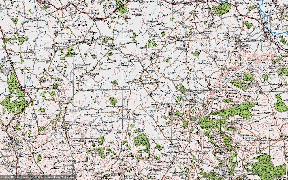 Old Map of Park Gate, 1919 in 1919