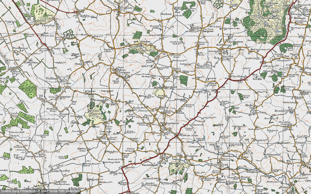 Old Map of Park Gate, 1921 in 1921