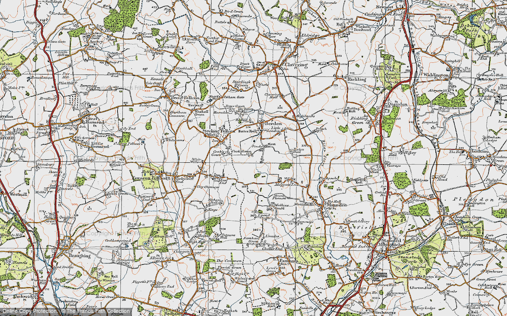 Old Map of Park Green, 1919 in 1919