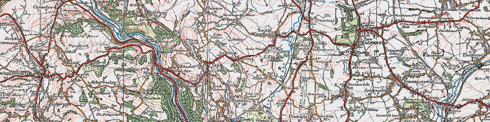 Old map of Park Head in 1923