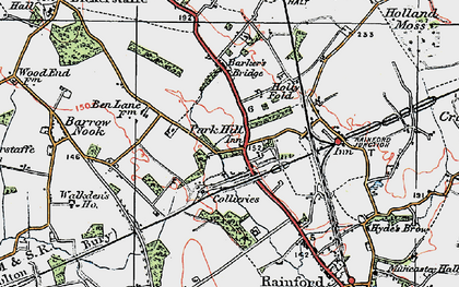 Old map of Park Hill in 1923