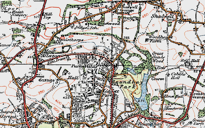 Old map of Park Villas in 1925